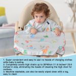 PewinGo BLW Bib Highchair Cover for Baby & Long Sleeve Bibs,Waterproof, Easy to Clean, Machine Washable,Comfortable - Image 3